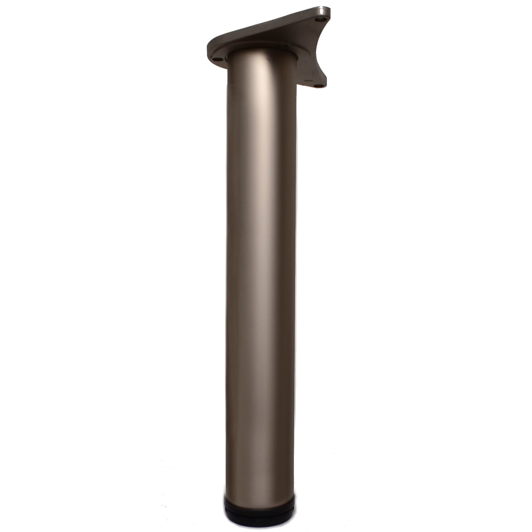 9 x 1100mm Adjustable Satin Breakfast Bar Worktop Support Table Leg 60mm Diameter